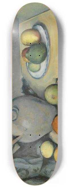 Paul Czanne - Pichet Et Fruits Sur Une Table 8.25 inch art skate deck