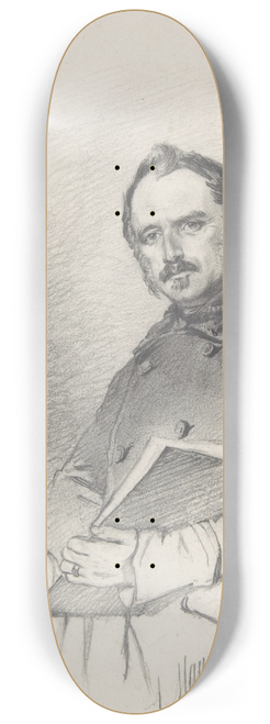 Anton Mauve - Portrait of Pieter Frederick van Os 8.25 inch art skate deck