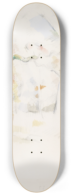 Paul Czanne - Sous-bois (Under the Trees) 8.25 inch art skate deck