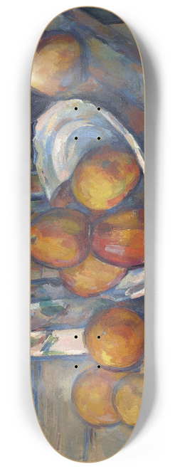 Paul Czanne - Still Life with Milk Jug and Fruit 8.25 inch art skate deck