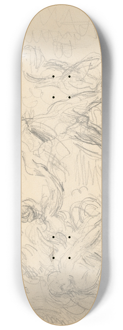 Paul Czanne - Study for The Judgement of Paris or The Amorous Shepherd 8.25 inch art skate deck