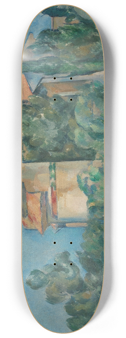 Paul Czanne - The Pigeon Tower at Bellevue 8.25 inch art skate deck