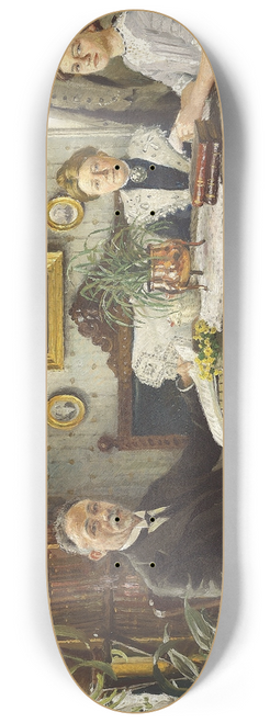 Paul Fischer - Kunstnerens familie 8.25 inch art skate deck