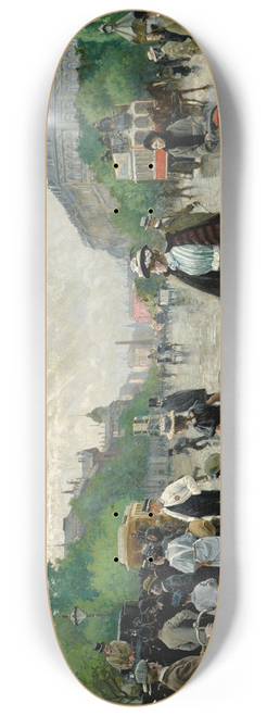 Paul Fischer - Whats Going On In Copenhagen 8.25 inch art skate deck
