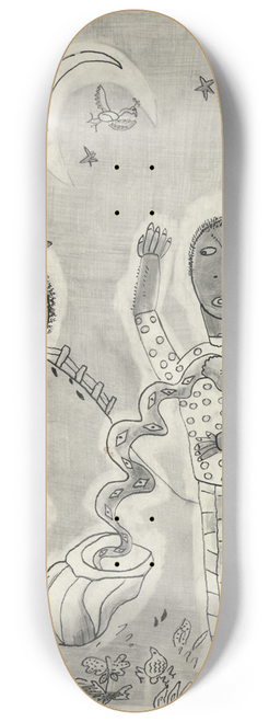 Paul Gaulois - The Fall ofMan 8.25 inch art skate deck