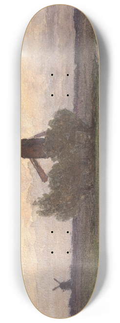 Paul Joseph Constantin Gabril - Dutch Landscape 8.25 inch art skate deck