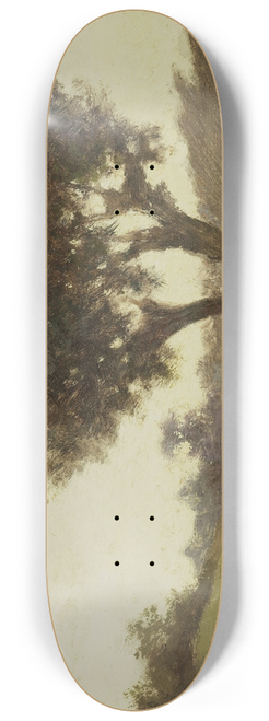 Paul Joseph Constantin Gabril - Landscape with two Trees 8.25 inch art skate deck