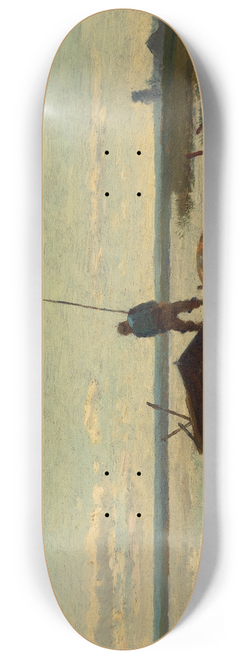 Paul Joseph Constantin Gabril - Polder landscape 8.25 inch art skate deck