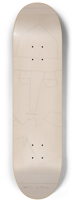 Paul Klee - A Pious One. 8.25 inch art skate deck
