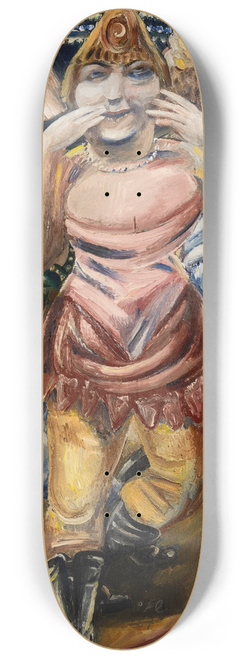 Paul Kleinschmidt - Kusshand werfende Zirkustnzerinnen 8.25 inch art skate deck