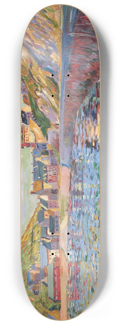 Paul Signac - Port-en-Bessin, Lavant-port 8.25 inch art skate deck