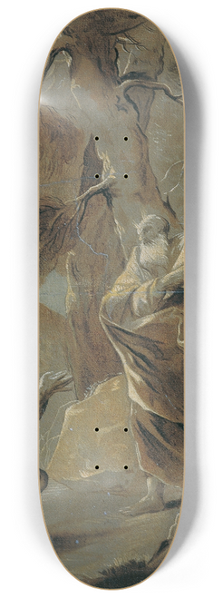Paul Troger - Moses bringt das Gesetz vom Berge Sinai 8.25 inch art skate deck