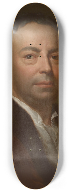 Anton Raphael Mengs - Portrait of the Artists Father, Ismael Mengs 8.25 inch art skate deck