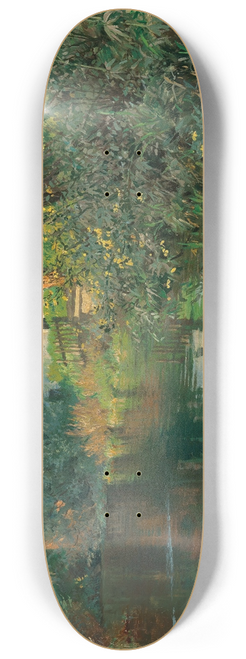 Paul Von Spaun - A Creek in Spring 8.25 inch art skate deck