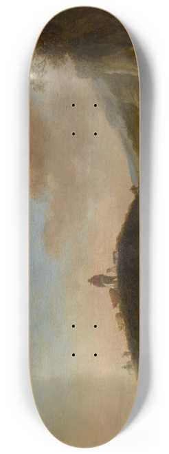 Peeter van Bredael - Stone Bridge 8.25 inch art skate deck