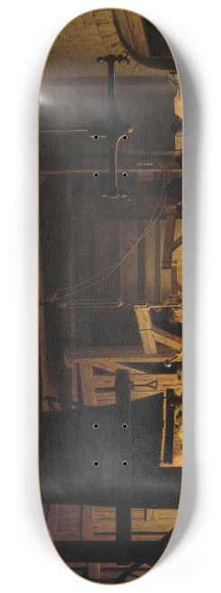 Pehr Hillestrm - In the Anchor-Forge at Sderfors. The Smiths Hard at Work 8.25 inch art skate deck