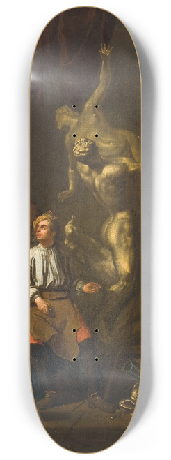 Peter Angelis - A Sculptors Studio 8.25 inch art skate deck