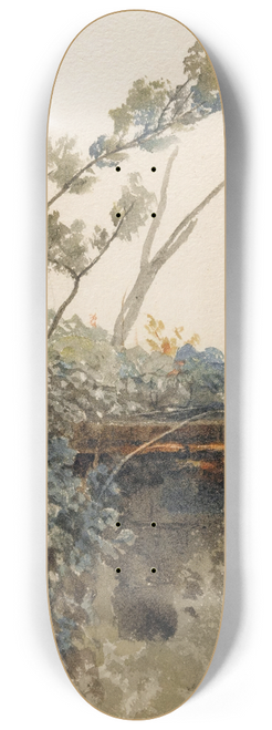 Peter De Wint - Study of ivy 8.25 inch art skate deck