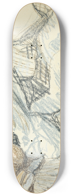 Peter Hansen - Billedhuggeren Kai Nielsen hviler sig under arbejdet p Mads Rasmussens statue 8.25 inch art skate deck