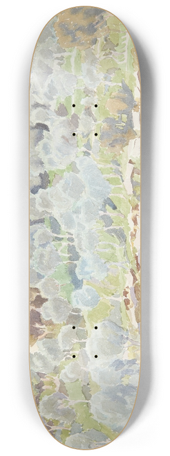 Peter Hansen - Bjergskrning med oliventrer og en villa 8.25 inch art skate deck