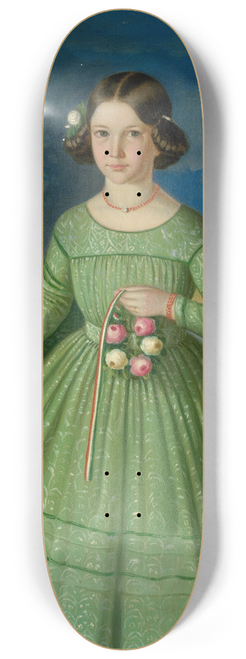 Peter Michal Boh - Portrait of Klementna Matyaov-Szakmaryov 8.25 inch art skate deck