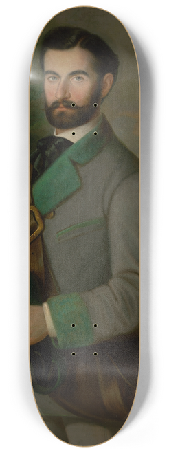Peter Michal Boh - Portrait of Zoltn Zmekal in his Hunting Clothes 8.25 inch art skate deck