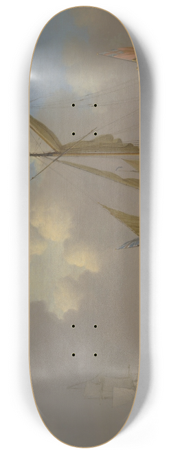 Peter Monamy - Royal Yacht Becalmed at Anchor 8.25 inch art skate deck