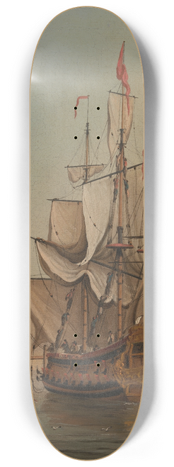 Peter Monamy - Shipping in a Calm 8.25 inch art skate deck