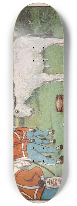 Peter Newell - The mules declared he looked just like a great big woolly sheep 8.25 inch art skate deck