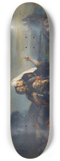 Peter Nicolai Arbo - After The Battle 8.25 inch art skate deck