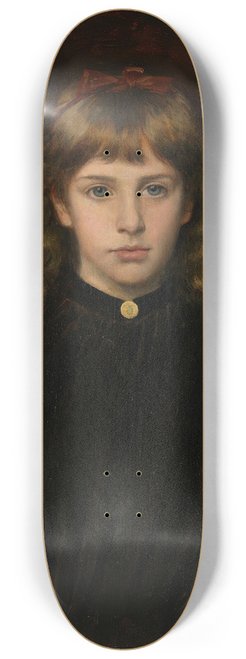Peter Nicolai Arbo - Portrait of Dagny Kir 8.25 inch art skate deck