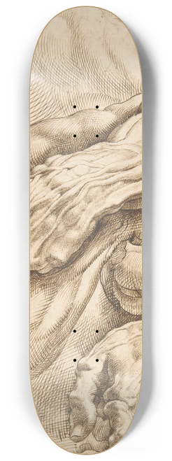Peter Paul Rubens - Anatomical Studies; a left forearm in two positions and a right forearm 8.25 inch art skate deck