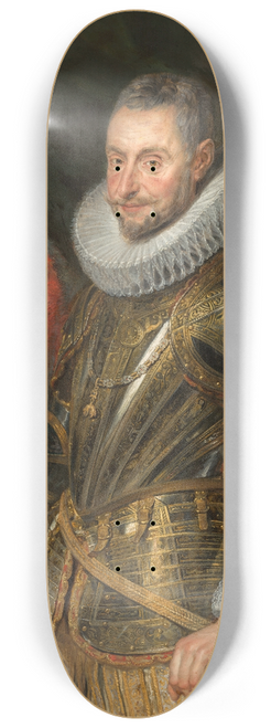 Peter Paul Rubens - Portrait of Marchese Ambrogio Spinola 8.25 inch art skate deck
