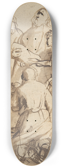 Peter Paul Rubens - Presentation in the Temple 8.25 inch art skate deck