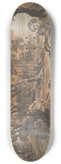 Peter Paul Rubens - The Rest on the flight into Egypt 8.25 inch art skate deck