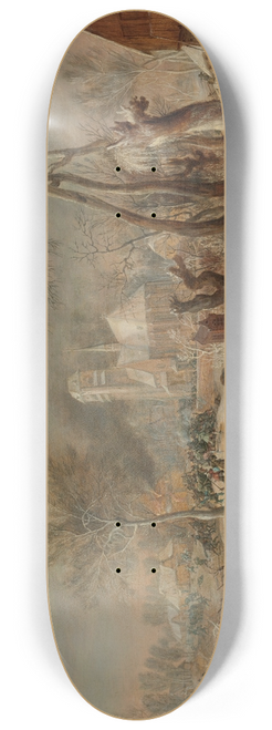 Peter Snayers - The Sack Of A Village 8.25 inch art skate deck