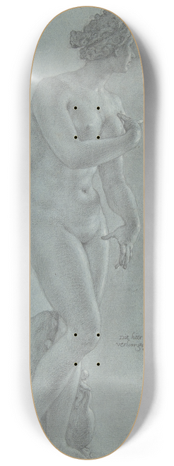 Peter van Lint - Venus de Medici; view from the front 8.25 inch art skate deck