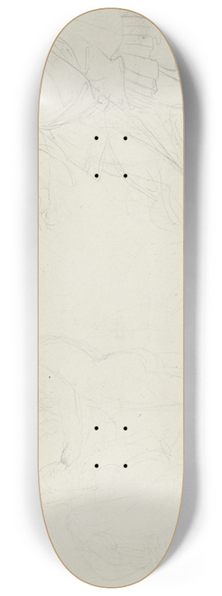 Peter von Cornelius - Auerbachs Keller zu Leipzig; Zwei Zecher, Mephisto und Faust 8.25 inch art skate deck