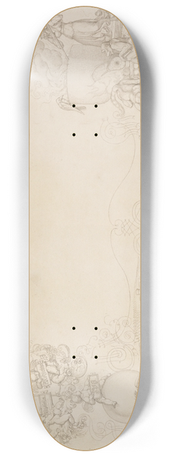 Peter von Cornelius - Goethes Faust; Titelblatt in Arabesken 8.25 inch art skate deck