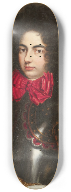 Philippe Vignon - Portrait said to be of the son of Louis XIV 8.25 inch art skate deck