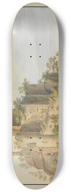 Philipp Jakob Becker - Burg Rtteln bei Lrrach 8.25 inch art skate deck