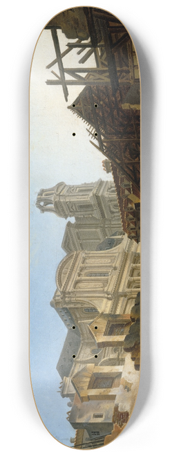 Pierre-Antoine Demachy - La foire Saint-Germain aprs lincendie de la nuit du 16 au 17 mars 1762 8.25 inch art skate deck
