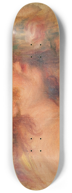 Pierre-Auguste Renoir - Andre au turban jaune  Fragment 8.25 inch art skate deck