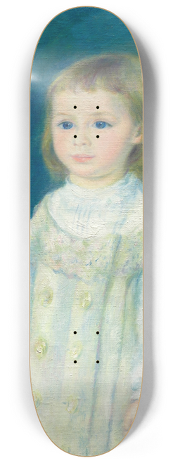Pierre-Auguste Renoir - Lucie Berard (Child in White) 8.25 inch art skate deck