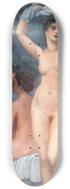 Pierre Magnan-Bernard  - Deux nus devant la mer 8.25 inch art skate deck