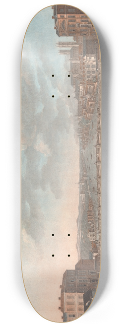Pierre Michel Alix - Vue de Pont de Westminster 8.25 inch art skate deck