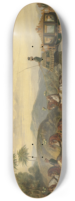 Pieter Alardus Haaxman - The Coach of Mangkoe Nagoro IV 8.25 inch art skate deck