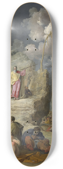 Pieter Fransz. de Grebber - Moses and the BrazenSerpent 8.25 inch art skate deck