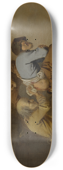 Pieter Jansz. Quast - A Quack at Work in aBarn 8.25 inch art skate deck