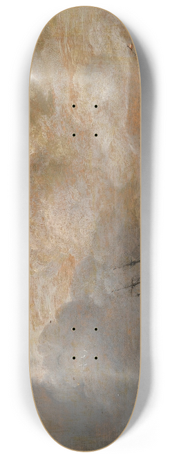Pieter Mulier the Elder - Ships near the coast on a rough sea 8.25 inch art skate deck